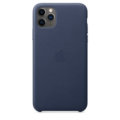 iPhone 11 Pro Max Leather Case - Midnight Blue