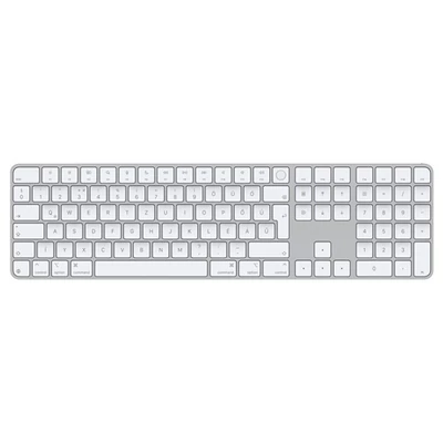 Apple Magic Keyboard (2024) w Touch ID and Numeric Keypad - Hungarian - White Keys