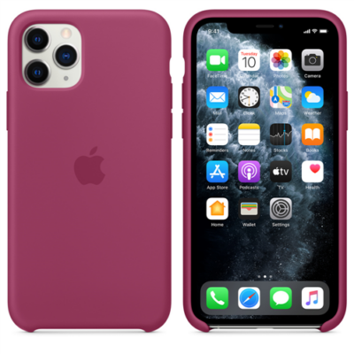 iPhone 11 Pro Silicone Case - Pomegranate