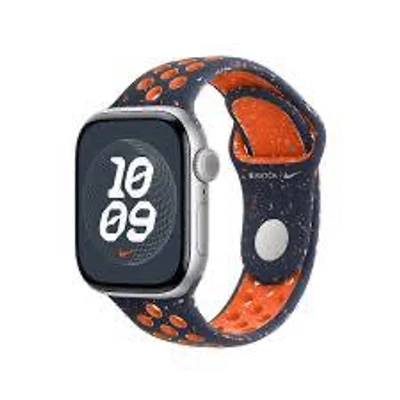 Apple Watch 46mm Nike Sport Band:  Blue Flame Nike Sport Band - S/M