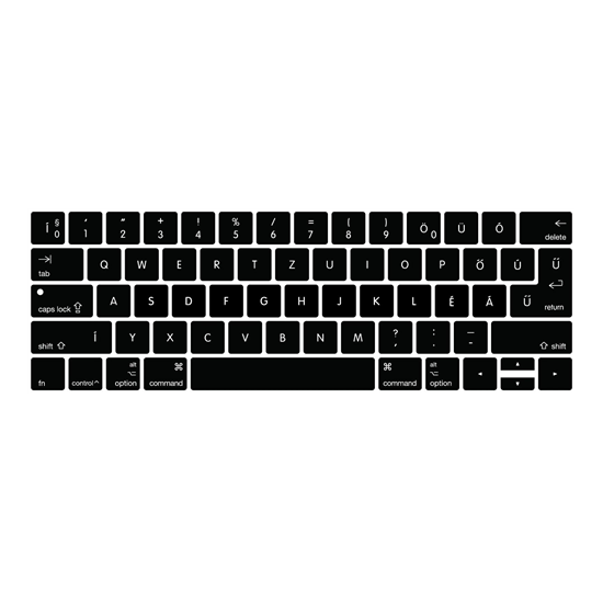 A1932 Macbook Air 2018 2019 keycap szett HUN