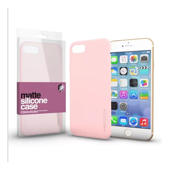 TPU matte tok Pink, iPhone 7