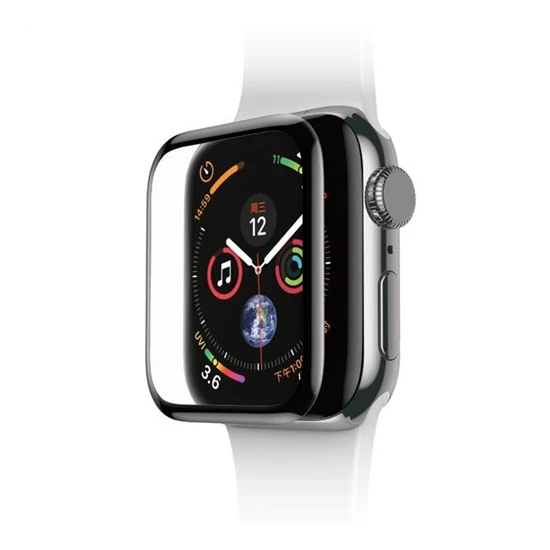 TG full 5D fekete üvegfólia Apple Watch 42 mm modellhez