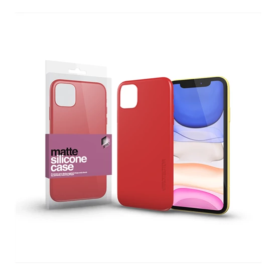 TPU Tok matte red iPhone 12/12 Pro