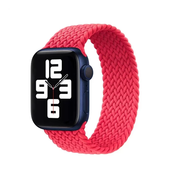 Apple Watch fonott körpánt szíj pink 42mm / 44mm / 45mm S méret