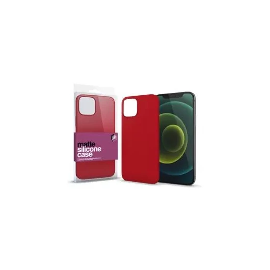 XPRO™ Szilikon matte tok ultravékony korall piros Apple iPhone 13 Pro Max készülékhez