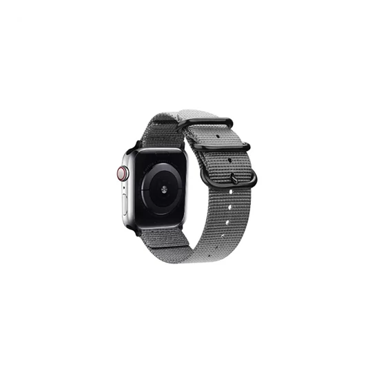 Óraszíj szőtt műanyag szürke watch 42mm/44mm/45mm