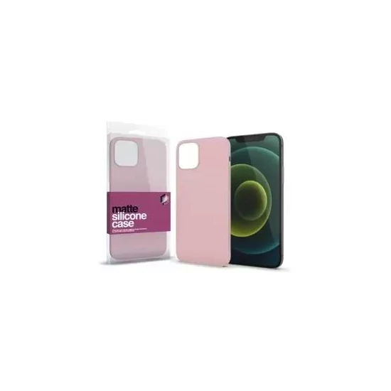 XPRO™ Szilikon matte tok ultravékony Púder pink Apple iPhone 15 Pro készülékhez