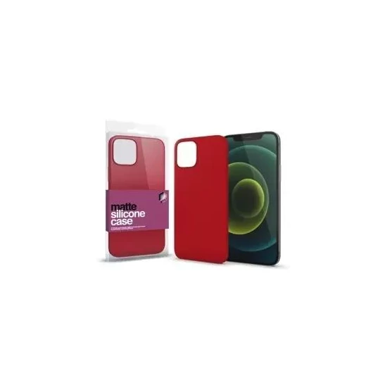 XPRO™ Szilikon matte tok ultravékony korallpiros Apple iPhone 15 Pro készülékhez