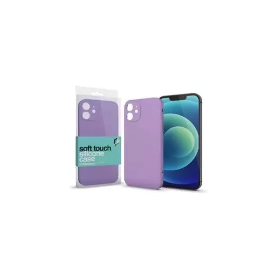 XPRO™ Soft Touch szilikon tok Slim lila Apple iPhone 15 készülékhez