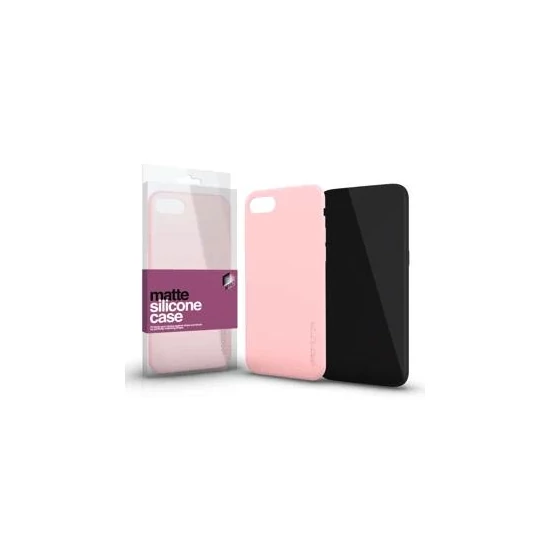 XPRO™ Szilikon matte tok ultravékony Púder pink Apple iPhone 16 készülékhez