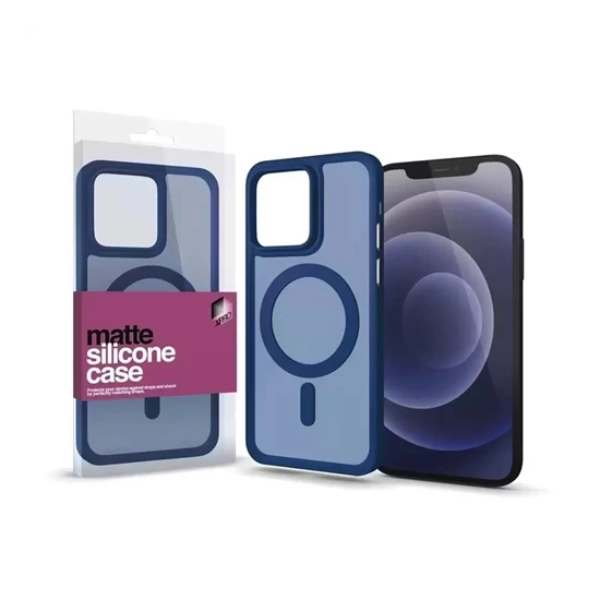 TPU tok matte magsafe blue iPhone 16 Pro