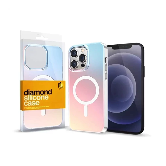 Supernova színváltós PU magsafe tok iPhone 16