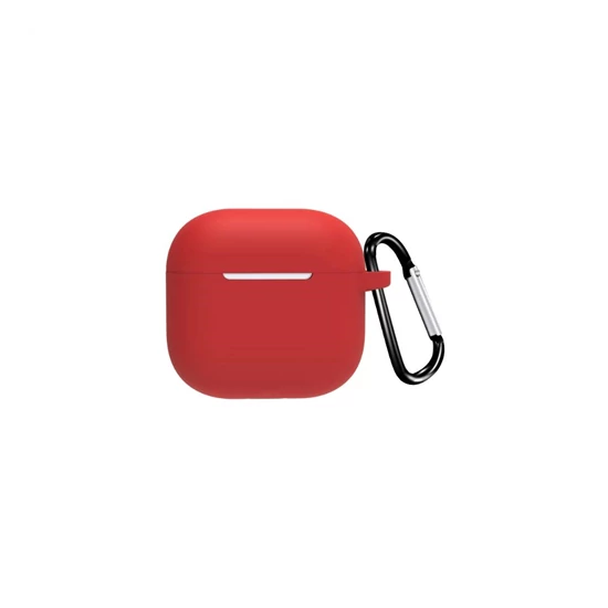 Airpods 4 szilikon tok red