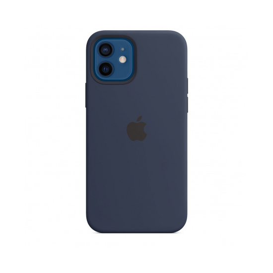 iPhone 12/12 Pro Silicone Case - Deep Navy