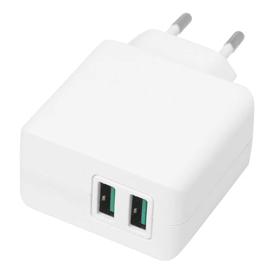 eStuff Home Charger 2 USB 4,8A, 24W