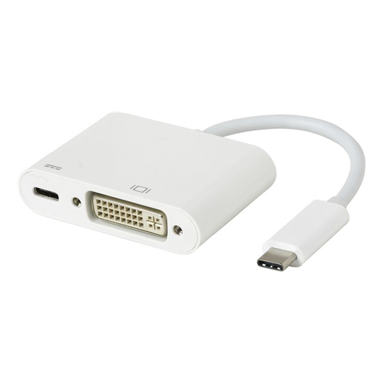 USB-C DVI Charging Adapter