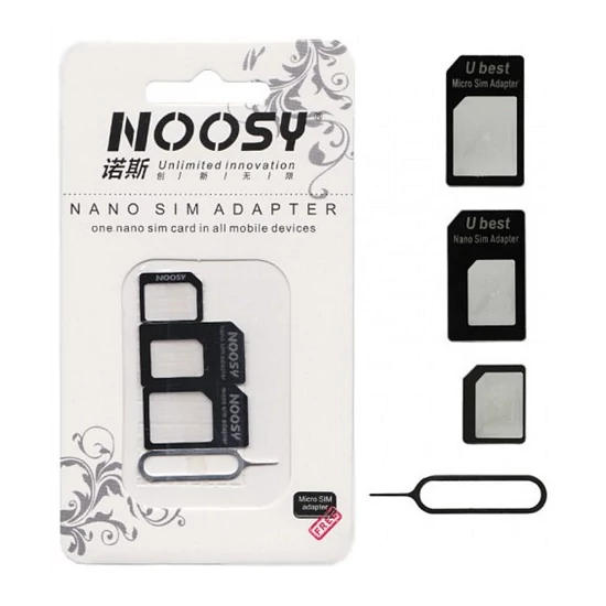 Noosy NANO/MICROS SIM 3IN1 ADAPTER
