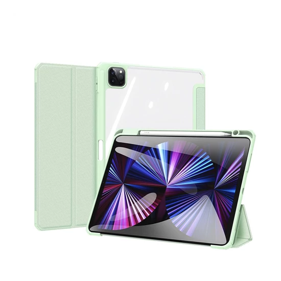 iPad Air 4 és 5 ütésálló zöld tok ceruzatartóval