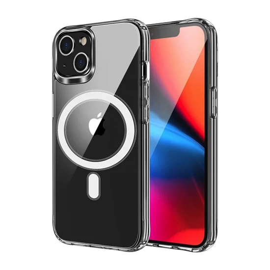 iPhone 14 Pro Clear Mag Cover tok, MagSafe kompatibilis, átlátszó