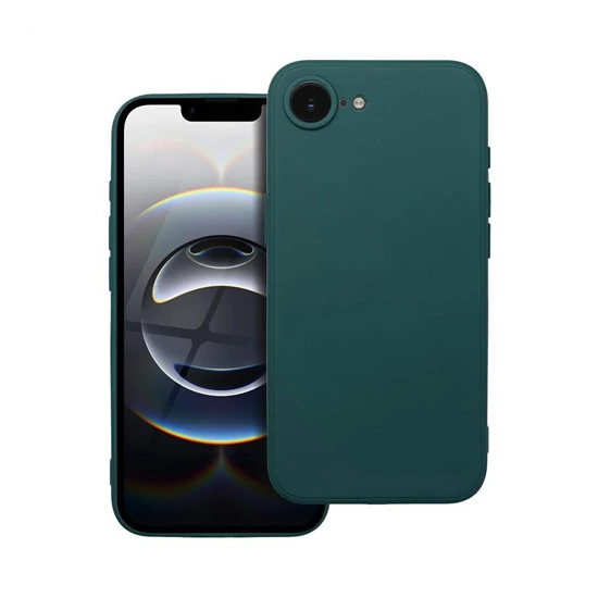 Matt tok iPhone 16e és 17e készülékhez, sötétzöld