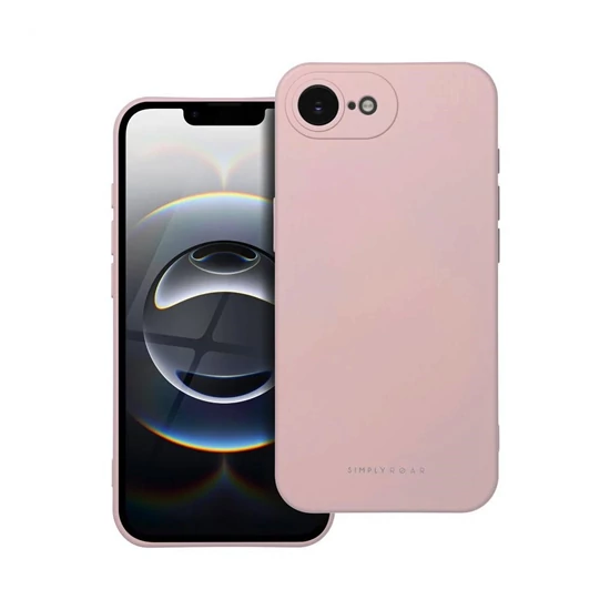 Roar Space Case tok iPhone 16e/17e púderrózsaszín
