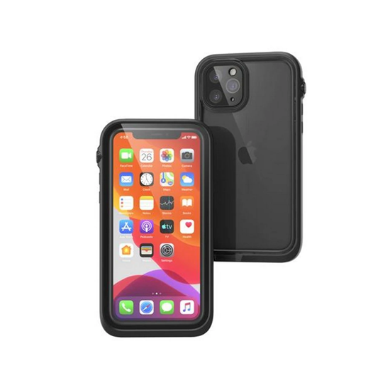 Waterproof case, black - iPhone 11 Pro
