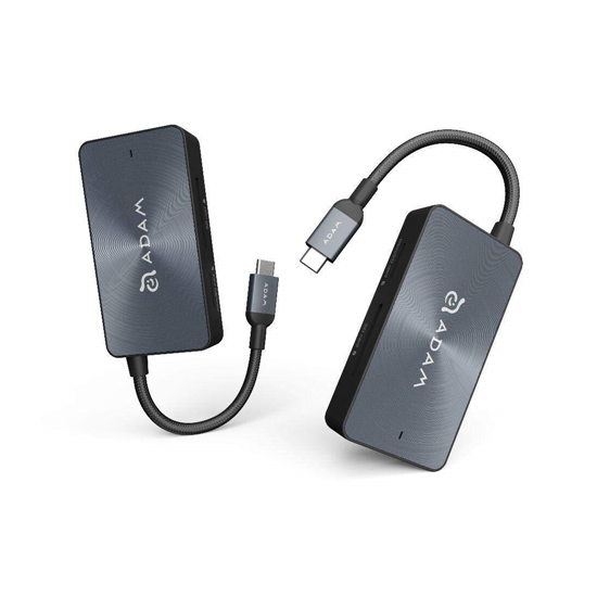ADAM hub, Grey, USB-C, AD 137