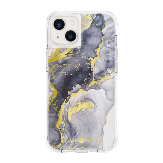 Case Mate Tough Print, navy marble - iPhone 13