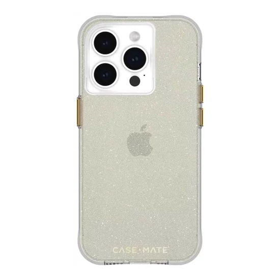 Case Mate Sheer Crystal case, champagne gold - iPhone 15 Pro