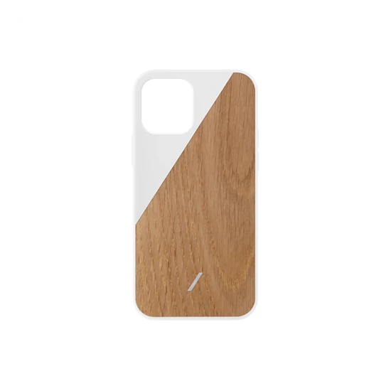 Native Union Clic Wooden, white - iPhone 12/12 Pro