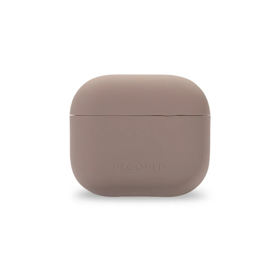 Decoded Silicone Aircase, dark taupe - Airpods 3