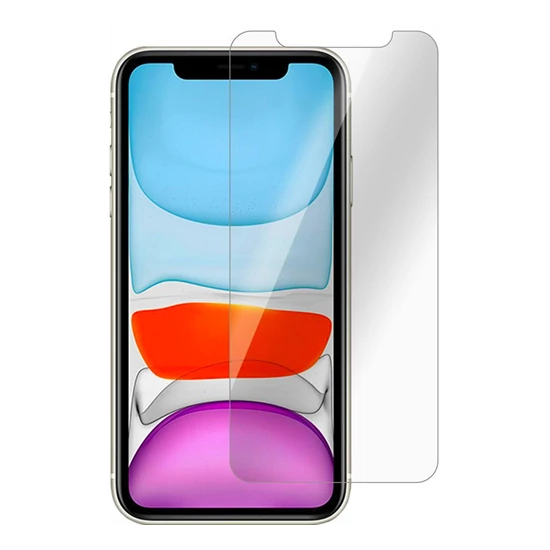 eSTUFF Apple iPhone 11/XR Clear üvegfólia