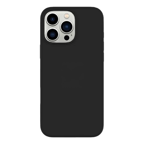 eSTUFF INFINITE Riga fekete szilikon tok iPhone 16 Pro Bulk
