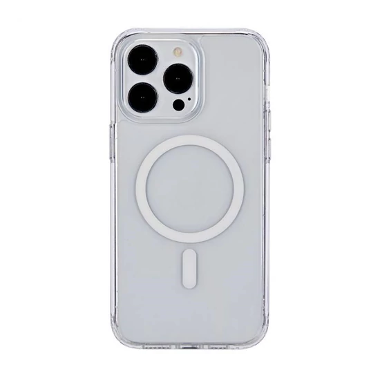 eSTUFF BERLIN átlátszó kemény Magsafe szilikon tok iPhone 15 Pro Max