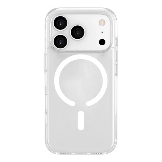 eSTUFF iPhone 17 Pro INFINITE OSLO Magnetic Hybrid Cover - Transparent