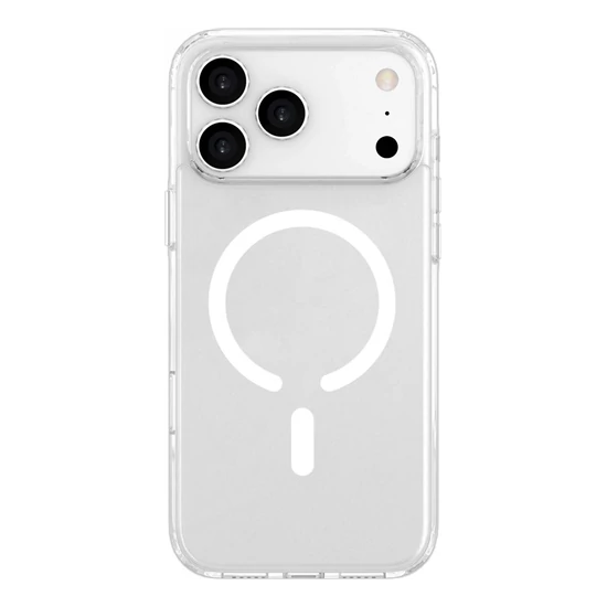 eSTUFF iPhone 17 Pro Max INFINITE OSLO Magnetic Hybrid Cover - Transparent