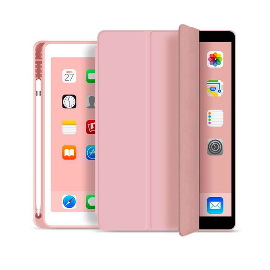 eSTUFF iPad 9.7 Seattle Apple Pencil pink bőr tok