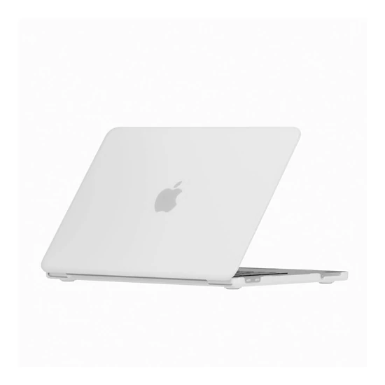 eStuff Hardshell Case MacBook Neo 13" – Frosted Clear Átlátszó Tok