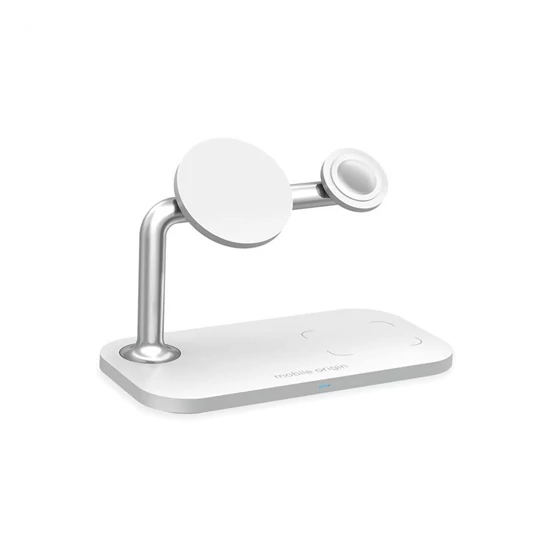 Mobile Origin 3 in 1 Wireless charger - White