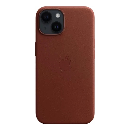 iPhone 13 és 14 bőrtok MagSafe-fel, Umber