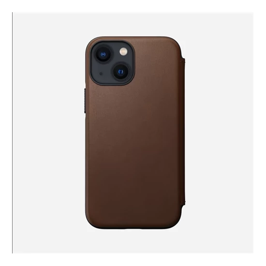 Nomad MagSafe Rugged Folio, brown - iPhone 13 mini