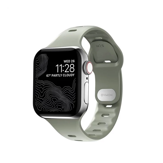 Nomad Sport Slim Strap M/L, sage - Apple Watch 7 (45mm)/6/SE/5/4 (44mm)/3/2/1 (42mm)
