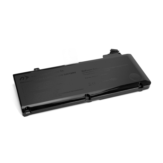 NewerTech NuPower 74 Watt-Hour Replacement Battery for 13" MacBook Pro (2009 - 2012) with Non-Retina Display. Replace NWTBAP13MBU65V