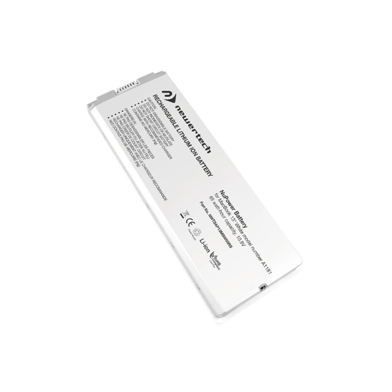 NewerTech NuPower 60 Watt-Hour Replacement Battery for MacBook 13.3" White (2006 - 2009)  Replace the NWTBAP13MBW56RS