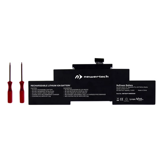 NewerTech NuPower 95 Watt-Hour Replacement Battery for 15" MacBook Pro with Retina Display (Mid 2012 to Early 2013)