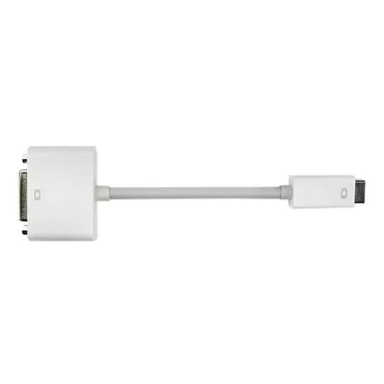 8-inch NewerTech Mini DVI to DVI Video Adapter. Exceptional Quality. Matches Apple 'White'