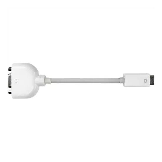 8-inch NewerTech Mini DVI to VGA Video Adapter. Exceptional Quality. Matches Apple 'White'