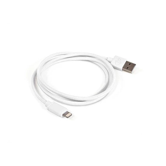 2.0 Meter (78") NewerTech Lightning to USB 2.0 Cable. White. Premium Quality & Durability.
