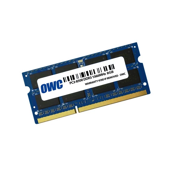 8.0GB PC3-8500 DDR3 1066MHz SO-DIMM 204 Pin SO-DIMM Memory Upg. Module PC3-8500